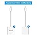 SD Card Reader, 3 in 1 Lightning to USB Camera Connection Kit SD/TF Card Reader, Trail Game Camera SD Card Reader, Lightning to USB 2.0 Female OTG Adapter Cable for iPhone & iPad