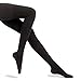Fytto 2026 Women’s Microfiber Compression Pantyhose, 15-20mmHg Support Hosiery, Flight Stockings –X-Large,Black