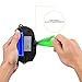 Pet Industries Dog Poop Bag Holder Dispenser, Heavy-Duty Waterproof Material, Reflective Strip, Zippered Pouch & Carabiner Clip for Easy Carry and Leash Attachment Strap (Electric Blue)