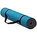 WWWW Pido TPE Yoga Mat SGS Certified Non Slip Exercise Mat with Carry Bag and Strap Body Alignment System,Tear Resistant,72″x26″ Thichness 1/4″ for Yoga Pilates(Lake Blue + Orange)thumb 4