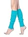 Leg Warmer, V28 Women Ladies Girl Fashion Winter Bohemian Boho Knit Crochet Long (One Size, 2 P(rose+lakeblue))