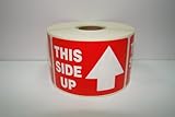 1 Roll of 500 2x3 ARROW This Side up Shipping Mailing Labels Stickers