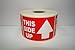 1 Roll of 500 2x3 ARROW This Side up Shipping Mailing Labels Stickers