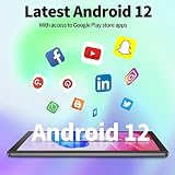 PRITOM 10 inch Android Tablet 4GB RAM 32GB ROM Quad Core HD IPS Wi-Fi Bluetooth view 3