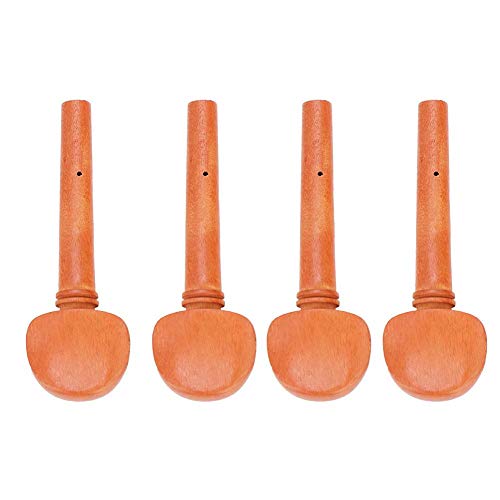 Alomejor 4Pcs Jujube Wood 4/4 Violin String Tuning Pegs Parts Replacement Instrument Accessory - Thumbnail 5