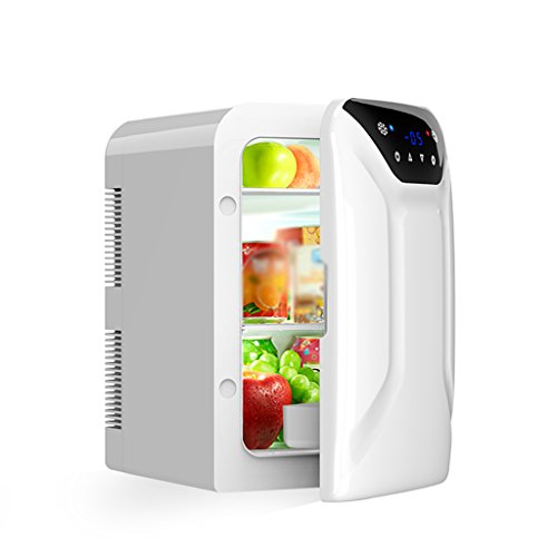 Click Here to See More Images Peaceip 16L Car Refrigerator 12v 220v Small Car Mini Refrigerator Mini Small Car Home Dual-use Refrigerator Freezing Fridge