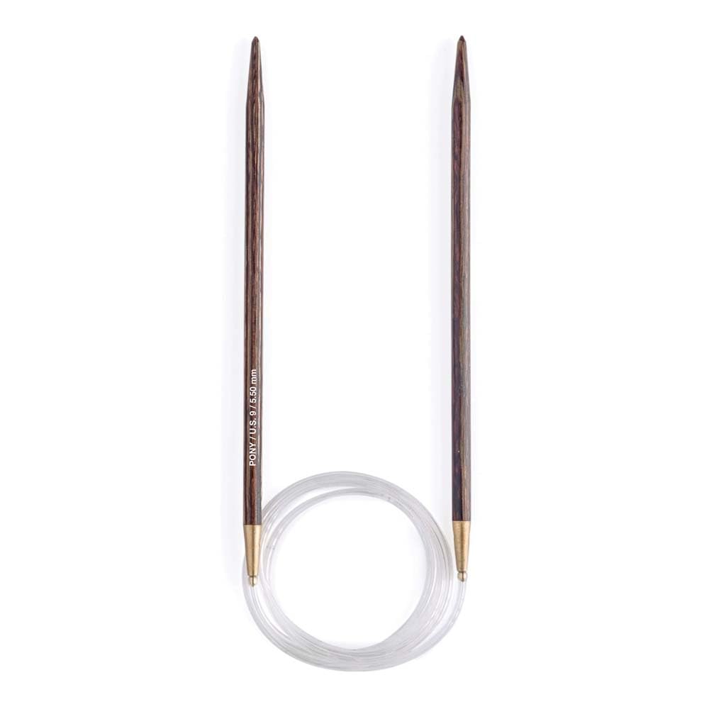 Pony Perfect Circular Knitting Needles Wood 60cm 5.5mm - 1pc