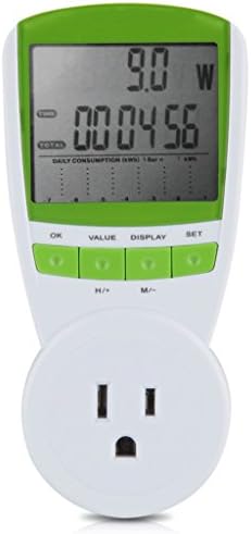 Power Meter Energy Voltage Amps Electricity Usage Monitor,Reduce Your Energy Costs with Backlight