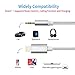 Aux Cable for car,Ebeylo Aux Cord Compatible with iPhone 6/7/8/X/Xs/Xr/iPad /iPod3.3ft 3.5mm Male Audio Adapter for Car Home Stereo &Headphone[Nylon Braided ] -Silver