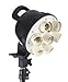 Fovitec - 1x Photography 7-Socket Head with Umbrella Mount - [Countinous Lighting][Fits Seven CFL Bulbs][Standard 3-Prong Power Cord Included Only]