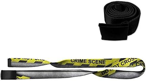 Crime Scene Investigation Do Not Pass Yellow Wraps Quotes Artwork Print Men And Women Casual Printing Belt