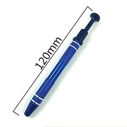 IC Pickup/Thread Picker/BGA Chip Picker/Electronic Component Catch/ 4 Clamp IC Chip Metal Catcher/Manicure Cotton Ball Claw.