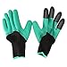 Waterproof Garden Genie Gloves with Fingertips Claws Quick Easy to Dig and Plant Safe for Rose Pruning