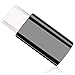 Type C USB-C Adapter, AmazeFan Micro USB to USB C Adapter,Data Syncing and Charging for Samsung S8 S8 Pluas,MacBook,ChromeBookPixel,Nexus 5X/6P and Other Type C Devices, OTG Compatibility-Black