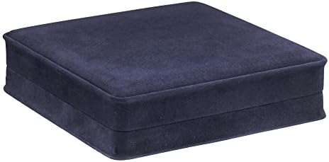 Allure Ornate Pearl Necklace Box, Navy Blue