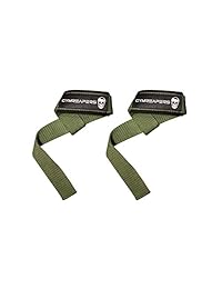 Gymreapers - Muñequeras para levantamiento de pesas, culturismo, levantamiento de pesas, entrenamiento de fuerza, levantamiento de pesas, neopreno acolchado con 18.0 in de algodón