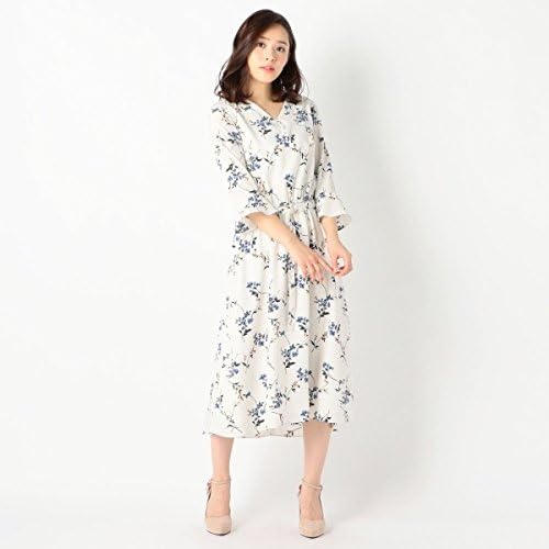 Amazon ミッシュ マッシュ Misch Masch 花柄ロングワンピース シロ M ワンピース チュニック 通販