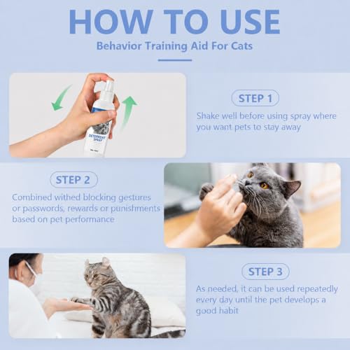Originaturals Cat Repellent Spray, Scratch Protection Sofa Cat, Non-Irritating and Residue-Free, Suitable for Indoor and Outdoor Use, 50 ml
