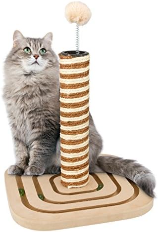 Proffcenter Cat Scratching Post, with Interactive Cat toy