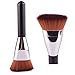 Moonight Flat Contour Brush with Makeup Brush Cleaner