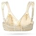 WingsLove Women's Full Coverage Non Padded Comfort Strap Minimizer Wire-Free Bra(Nude,46C)