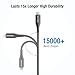 USB C to Lightning Cable POWERADD 3.3ft [Apple MFi Certified] Nylon Braided Fast Charging iPhone Charger and Sync Cord for iPhone 12/12 Mini/12 Pro/12 Pro Max/X/XS/XR/8