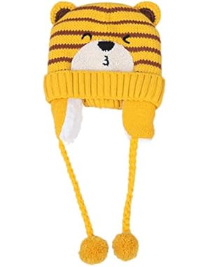Suit for 1-4 Years old Kids,DIGOOD Boys Girls Beanie Cotton Cute Bear Knitting Hats