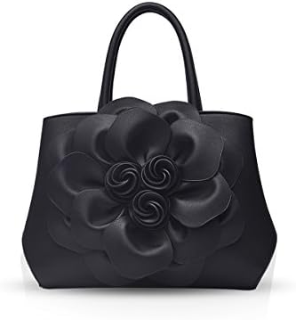 NICOLE&DORIS ハンドバッグ レディース 優雅 パーティーバッグ フォーマルバッグ 花 ショルダーバッグ 2way デート 軽量 防水 PUレザー