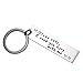 LParkin Drive Safe Keychain I Need You Here with Me Trucker Husband Gift for Husband dad Gift Valentines Day Stocking Stuffer
