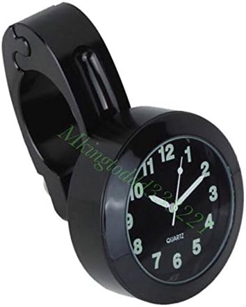 Motorcycle Black Universal 7/8'' 1'' Cruiser Handle Bar Mount Clock Watch For Yamaha Suzuki Kawasaki Honda Harley Davidson Motorcycles All Years