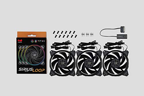 InWin Sirius Loop Addressable RGB Triple Fan Kit 120mm High Performance ...