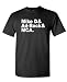 Mike D & AD-Rock & MCA - Rap Names - Mens Cotton T-Shirt, L, Black