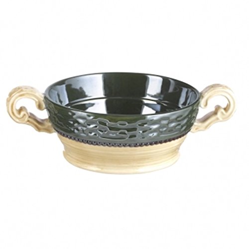 Large Celtic Ceramic Soup Bowl - Good To The Last Drop