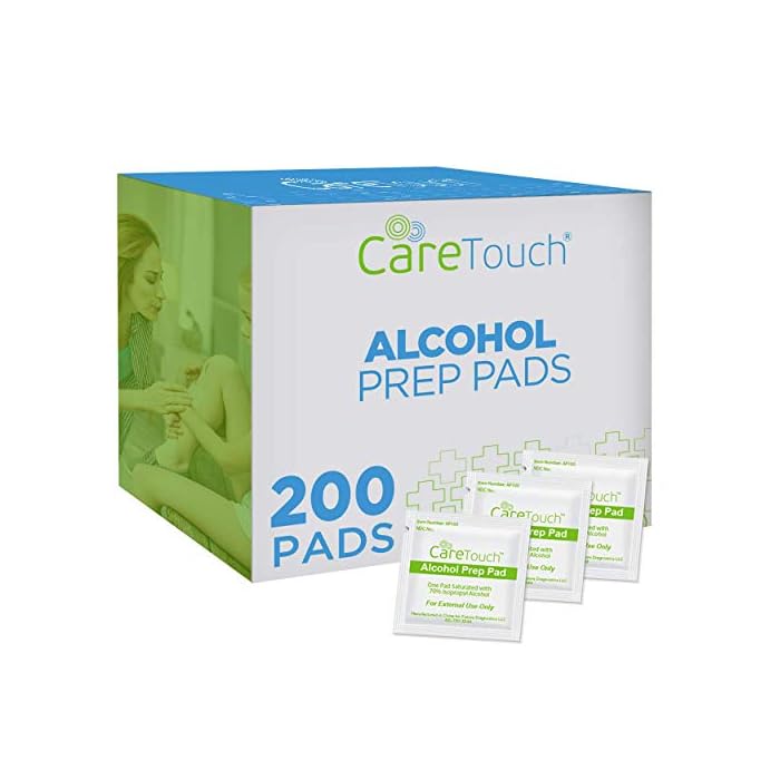 Alcohol Wipes | Individually Wrapped Alcohol Prep Pads with 70% Isopropyl Alcohol, Great for Medical & First Aid Kits…