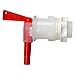 Bottling Spigot,MRbrew Filler Spout Bucket Tap for Bucket Homebrew Wine Making Beer (Red)