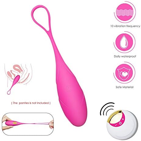 LOVEMI Wireless Remote Powerful 10-Mode Vibrations Remote Control Vibrating Egg Vibrator for Women