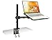 Mount-It! Laptop Notebook Desk Mount Stand with Full Motion Height Adjustable Holder, 22 Lb Capacity Black (MI-3352LT)