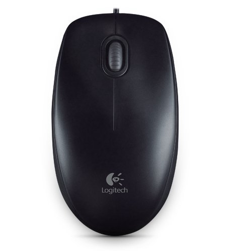 Logitech M100R Wired Usb Mouse Dark Black