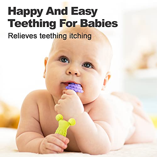 Baby Teething Toys 5 Packs ,Conforms to Baby Sucking Breast Milk Habit