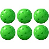 Kerozoo Honeycomb Pickle Balls Outdoor 40 Holes - Durable High Hard Fast Bounce USAPA Approved - True Flight Tournament Pickle Ball - 6Pack - Accessories for Sports&Entertainment Play