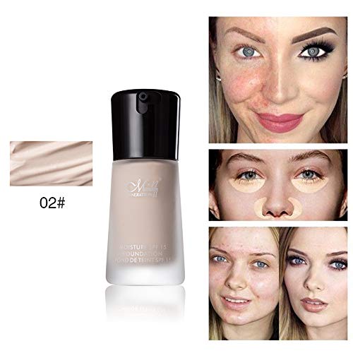 Sdoo BB Cream, Liquid Make-up Concealer Full Coverage Long Lasting Face Cream Foundation (B)