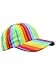 Rainbow Striped Baseball Cap Hat
