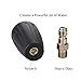 Tool Daily Quick Connect Turbo Nozzle Universal for Hot and Cold Water Pressure Washers, 3000 PSI