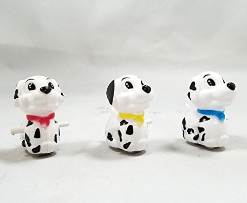 Replacement Dog Figurines for Haktoys Dalmatian Spotty Dog Chasing Game (Pack of 3)