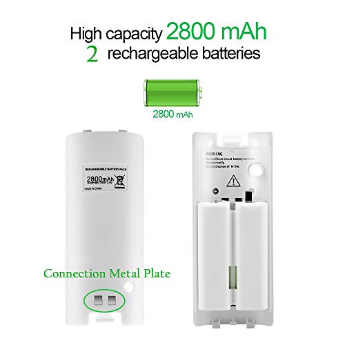 2 Chargers+Nintenndo+Controller+Rechargeable+Batteries
