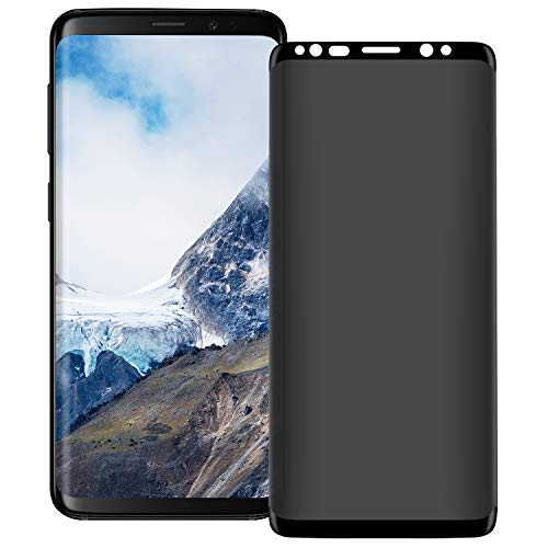 Galaxy S9 Plus Privacy Screen Protector, VitaVela [3D Curved] [Case Friendly] 9H Hardness Anti-Spy Tempered Glass Filmy, for Samsung Galaxy S9 Plus /S9+ (6.2") Black - Thumbnail 7