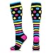 NEWZILL Medical Compression Socks for Women and Men Circulation 20-30 mmHg Best Compression Stockings for Running Athletic Travel Flight Nurses Pink