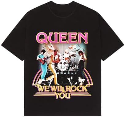 Amazon.com: Queen Official Made in Heaven Photo T-Shirt : Clothing