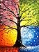 Staroar 5D Diamond Painting Kits for Adults Full Drill Square Diamond - Seasons Tree 34X45CM Cross Stitch Diamond Art Craft