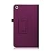 Fintie NuVision 8 Inch Tablet Case - Premium PU Leather Folio Cover with Stylus Holder for 2016 NuVision TM800W560L / 2017 NuVision TM800W610L / TM800P610L 8-Inch Windows Tablet, Purple